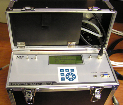 Газоанализатор оптико-парамагнитный переносной МАГ